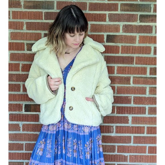 Free People Jackets & Blazers - 🎉LAST CHANCE🎉 FREE PEOPLE Joplin Cozy Jacket / Ivory